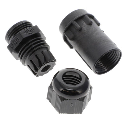 UTG12ST by Souriau-Sunbank by Eaton - CONNECTOR BACKSH W/CLMP SZ12 BLK PG11