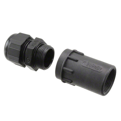 UTG16ST by Souriau-Sunbank by Eaton - CONNECTOR BACKSH W/CLMP SZ16 BLK PG16