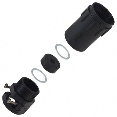 UTG20PG by Souriau-Sunbank by Eaton - CONNECTOR BACKSH W/CLMP SZ20 BLK PG21