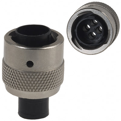 UTG610-4PN by Souriau-Sunbank by Eaton - CONNECTOR PLUG HSNG MALE 4POS INLINE