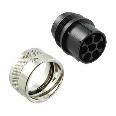 UTG6187PN by Souriau-Sunbank by Eaton - CONNECTOR PLUG HSG MALE 7POS INLINE