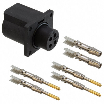 UTL0103G1P16AWG by Souriau-Sunbank by Eaton - CONNECTOR CIRC RECEPTACLEPOS GOLD CRIMP
