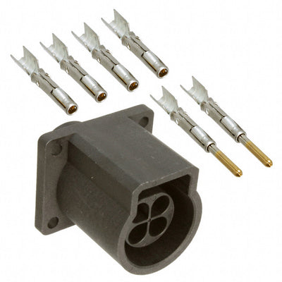 UTL0103G1S14AWG by Souriau-Sunbank by Eaton - CONNECTOR CIRC RECEPTACLEPOS GOLD CRIMP