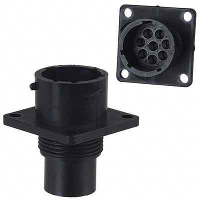 UTP0128P by Souriau-Sunbank by Eaton - CONNECTOR RECPT HSNG MALE 8POS PNL MNT