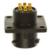 UTS010E6S by Souriau-Sunbank by Eaton - CONNECTOR RECPT FMALE 6P GOLD SLDR CUP