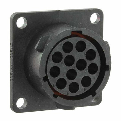 UTS01412S by Souriau-Sunbank by Eaton - CONNECTOR RECPT HSG FMALE 12POS PNL MT