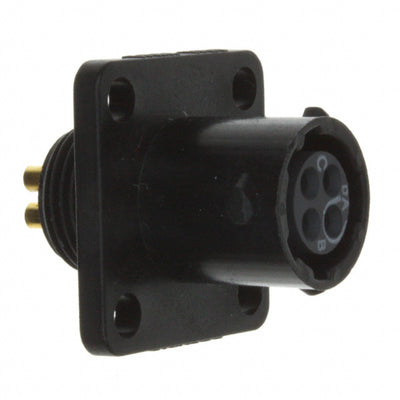 UTS08E4S by Souriau-Sunbank by Eaton - CONNECTOR RECPT FMALE 4P GOLD SLDR CUP