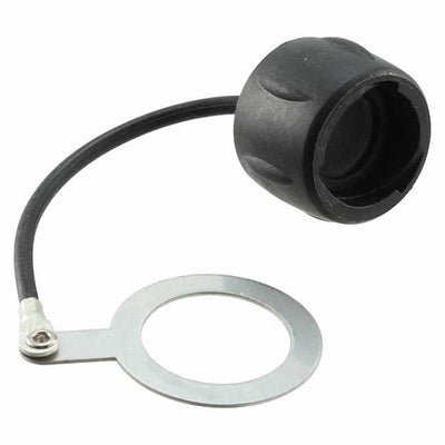 UTS8DCGR by Souriau-Sunbank by Eaton - CONNECTOR SEALING COVER 8 BLACK