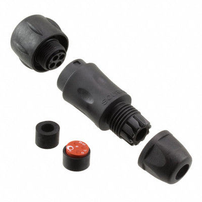 UTS6GJC104S by Souriau-Sunbank by Eaton - CONNECTOR PLUG HSG FMALE 4POS INLINE