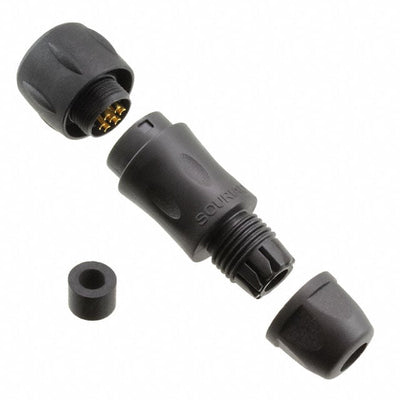 UTS6JC10E7S by Souriau-Sunbank by Eaton - CONNECTOR PLUG FMALE 7P GOLD SLDR CUP