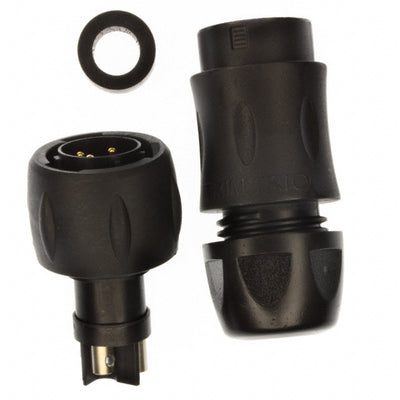 UTS6JC124PSCR by Souriau-Sunbank by Eaton - CONNECTOR PLUG MALE 4POS GOLD SCREW