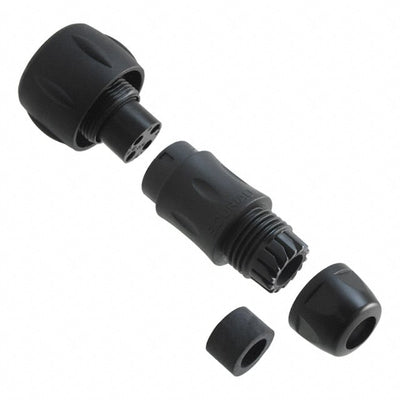 UTS6JC124P by Souriau-Sunbank by Eaton - CONNECTOR PLUG HSG MALE 4POS INLINE
