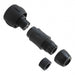 UTS6JC124P by Souriau-Sunbank by Eaton - CONNECTOR PLUG HSG MALE 4POS INLINE