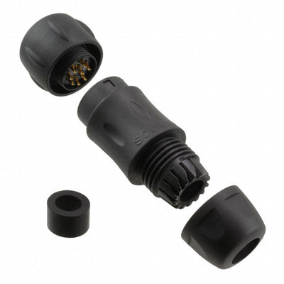 UTS6JC12E8S by Souriau-Sunbank by Eaton - CONNECTOR PLUG FMALE 8P GOLD SLDR CUP