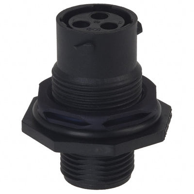 UTS7103S by Souriau-Sunbank by Eaton - CONNECTOR RECPT HSG FMALE 3POS PNL MT