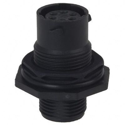 UTS7106S by Souriau-Sunbank by Eaton - CONNECTOR RECPT HSNG FMALE 6POS PNL MT