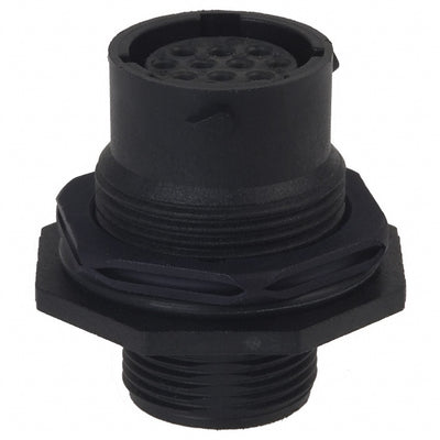 UTS71210S by Souriau-Sunbank by Eaton - CONNECTOR RECPT HSG FMALE 10POS PNL MT