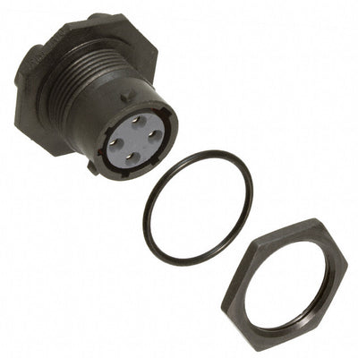 UTS712E4S by Souriau-Sunbank by Eaton - CONNECTOR RECPT FMALE 4P GOLD SLDR CUP