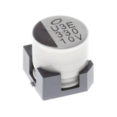UUE1A331MNS1GS by Nichicon - ALUMIN CAP 330UF 20% 10V SMD