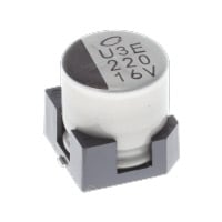 UUE1C221MNS1GS by Nichicon - ALUMIN CAP 220UF 20% 16V SMD