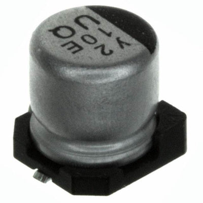 UUQ1V100MCL1GB by Nichicon - ALUMIN CAP 10UF 20% 35V SMD