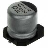 UUQ1E100MCL1GB by Nichicon - ALUMIN CAP 10UF 20% 25V SMD