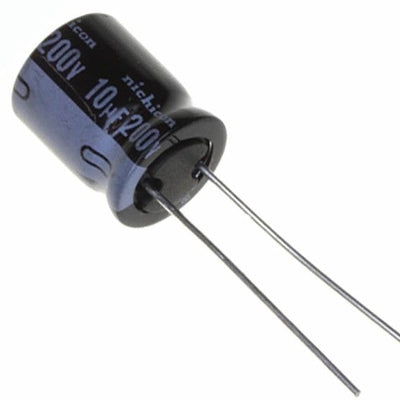 UVR2D100MPD by Nichicon - ALUMIN CAP 10UF 20% 200V RADIAL