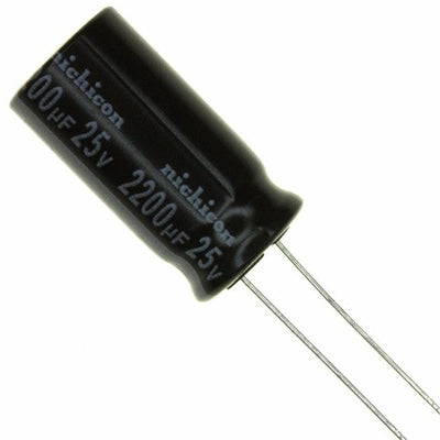 UVZ1E222MHD1TO by Nichicon - ALUMIN CAP 2200UF 20% 25V RADIAL
