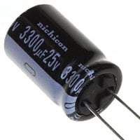 UVZ1E332MHD by Nichicon - ALUMIN CAP 3300UF 20% 25V RADIAL
