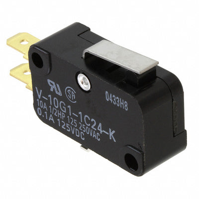 V-10G1-1C24-K by Omron Electronics Inc-EMC Div - SNAP ACT ION SWITCHION SPDT 10A 250V