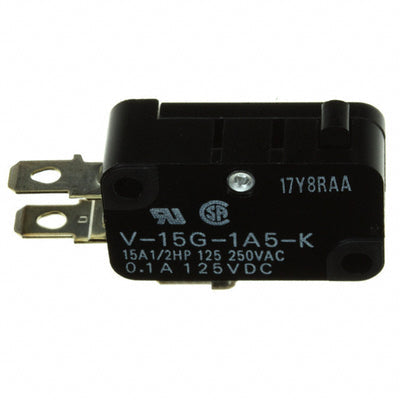 V-15G-1A6-K by Omron Electronics Inc-EMC Div - SNAP ACT ION SWITCHION SPDT 15A 250V