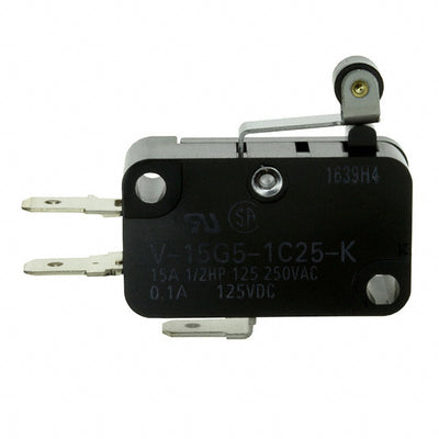 V-15G5-1C25-K by Omron Electronics Inc-EMC Div - SNAP ACT ION SWITCHION SPDT 15A 250V