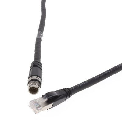 V430-WE-1M by Omron Automation and Safety - CBL, M12 TO RJ45, 1M