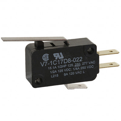 V7-1C17D8-022 by Honeywell Sensing and Productivity Solutions - SNAP ACT ION SWITCHION SPDT 15A 125V