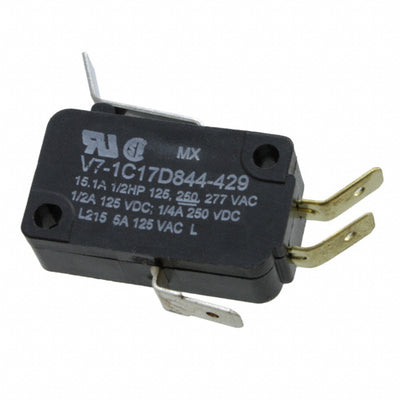 V7-1C17D844-429 by Honeywell Sensing and Productivity Solutions - SNAP ACT ION SWITCHION SPDT 15A 125V
