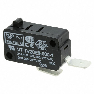 V7-1V20E9-000-1 by Honeywell Sensing and Productivity Solutions - SNAP ACT ION SWITCH SPST-NO 21A 125V