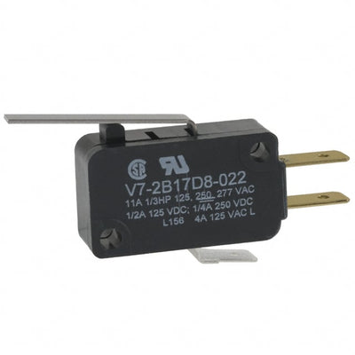 V7-2B17D8-022 by Honeywell Sensing and Productivity Solutions - SNAP ACT ION SWITCHION SPDT 11A 125V