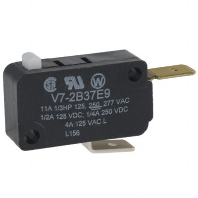 V7-2B37E9 by Honeywell Sensing and Productivity Solutions - SNAP ACT ION SWITCH SPST-NC 11A 125V