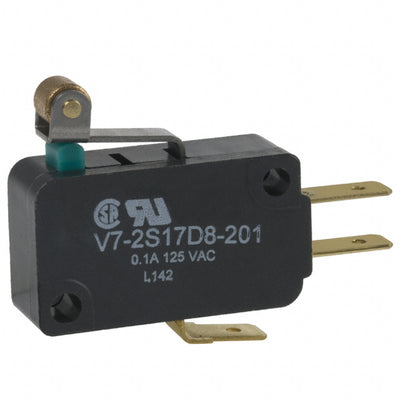 V7-2S17D8-201 by Honeywell Sensing and Productivity Solutions - SNAP ACT ION SWITCH SPDT 100MA 125V
