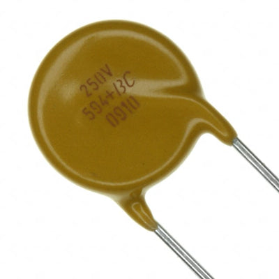 VDRS10P275AME by Vishay Beyschlag/Draloric/BC Components - VARISTOR 430V 2.5KA DISC 12MM
