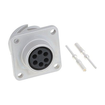 VG95234A-14S-6PN-J by ITT Cannon, LLC - CA-B 6C 6#15S PIN BOX RECEPTACLE