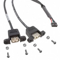 VL-CBR-1009 by VersaLogic Corporation - 16"" 10-PIN 2 MM TO DUAL USB