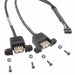 VL-CBR-1009 by VersaLogic Corporation - 16"" 10-PIN 2 MM TO DUAL USB