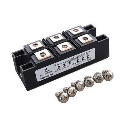VS-70MT160KPBF by Vishay General Semiconductor - Diodes Division - BRIDGE RECT 3P 1.6KV 70A MT-K
