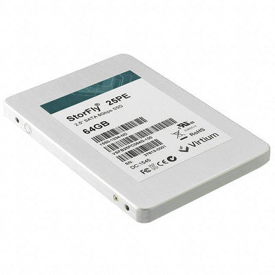 VSFB25PC064G-100 by Virtium LLC - SSD 64GB 2.5"" SLC SATA III 5V