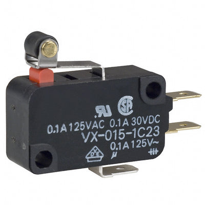 VX-015-1C23 by Omron Electronics Inc-EMC Div - SNAP ACT ION SWITCH SPDT 100MA 125V