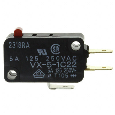 VX-5-1C22 by Omron Electronics Inc-EMC Div - SNAP ACT ION SWITCHION SPDT 5A 125V
