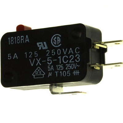 VX-5-1C23 by Omron Electronics Inc-EMC Div - SNAP ACT ION SWITCHION SPDT 5A 125V