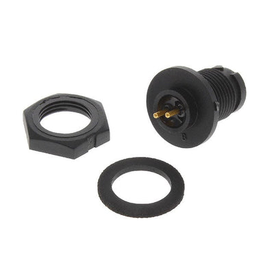 W17281-2PG-P-3ES by Conxall/Switchcraft - CONNECTOR RECPT MALE 2POS GOLD SOLDER
