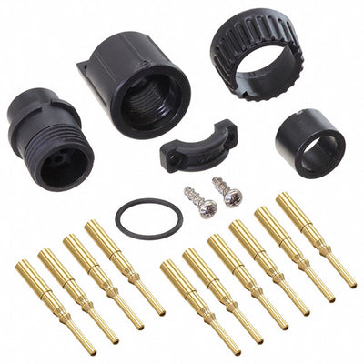 W3280-10PG-535 by Conxall/Switchcraft - CONNECTOR PLUG MALE 10POS GOLD CRIMP
